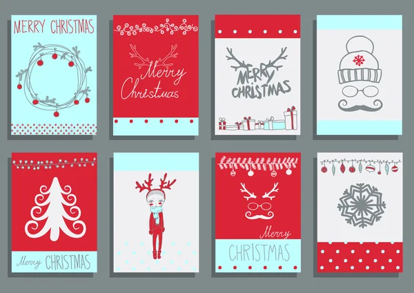 Natal elementos de design caligráfico — Vetor de Stock