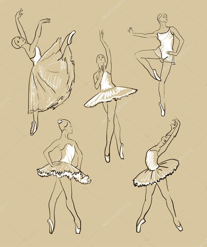 Young Woman Performing Ballet Pose #1 by Pm Images