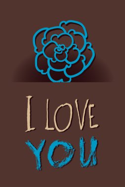 Sevgililer Günü kartı.