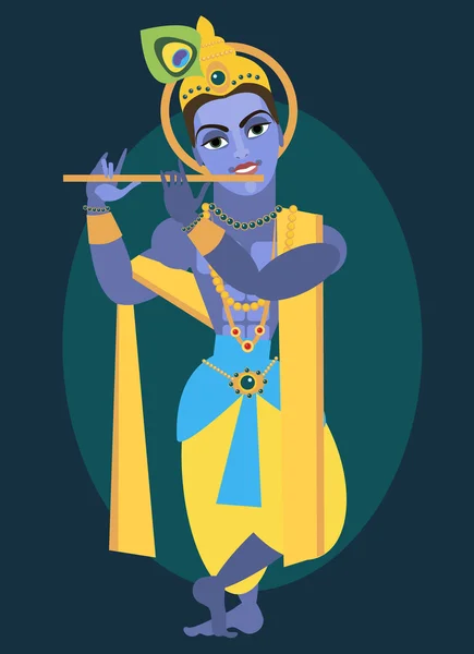 Lord Vishnu illustration — стоковый вектор