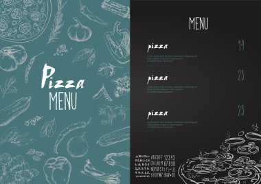 Pizza menü arka plan