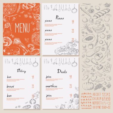 Restoran yemek menüsü ayarla