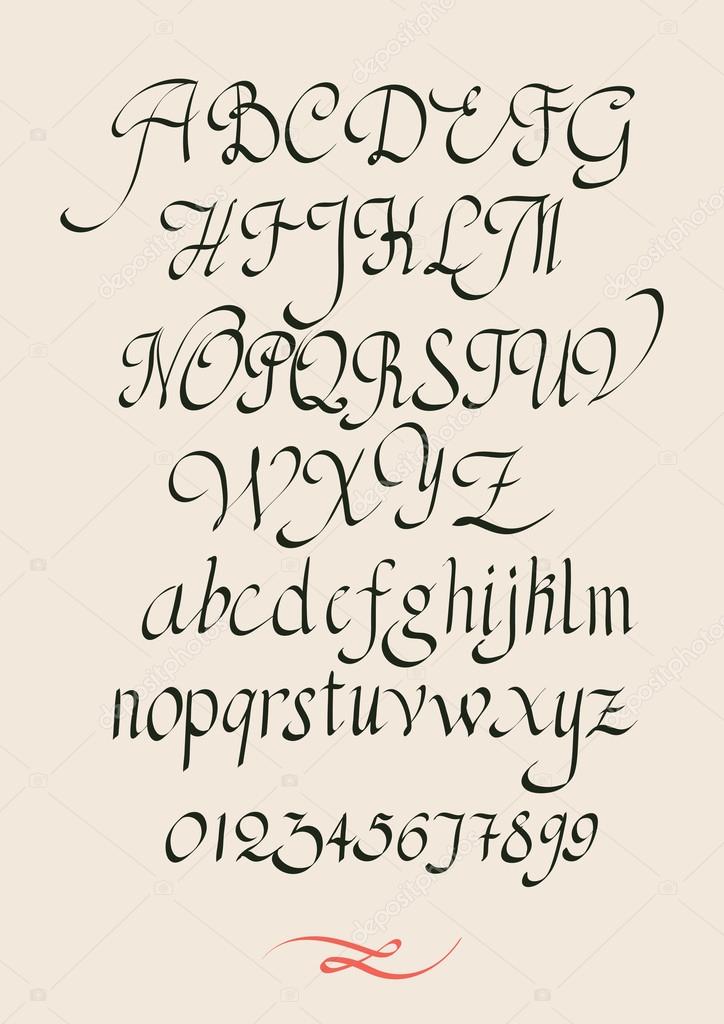 Hand drawn Alphabet