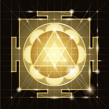 Sree Ganapati Yantra. Kutsal geometri
