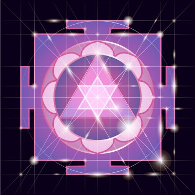 Sree Ganapati Yantra. Kutsal geometri