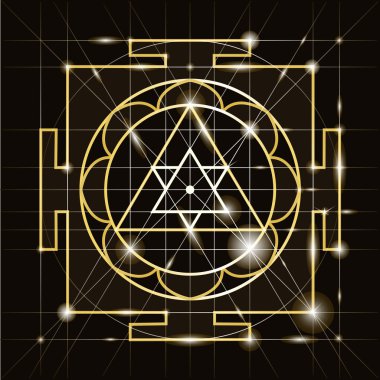 Sree Ganapati Yantra. Kutsal geometri