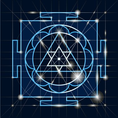 Sree Ganapati Yantra. Kutsal geometri