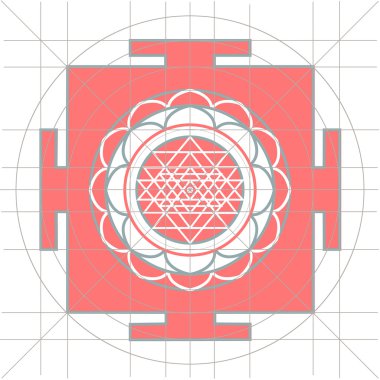 Sree Yantra. Kutsal geometri