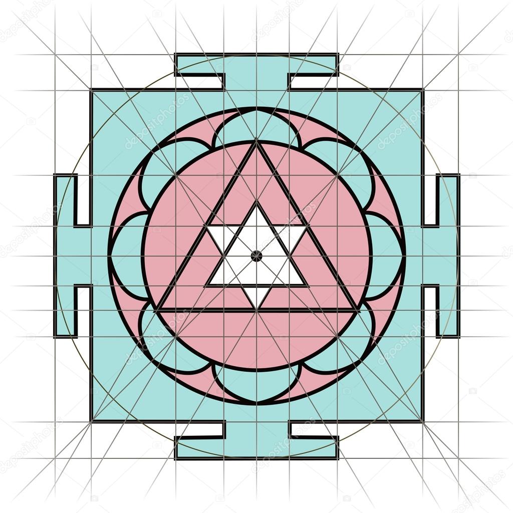Sree Yantra. Sacred Geometry