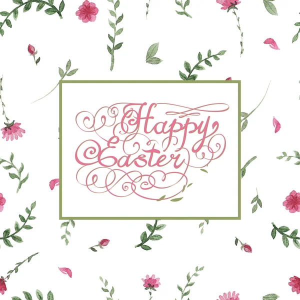 Tarjeta de felicitación feliz Pascua. — Foto de Stock