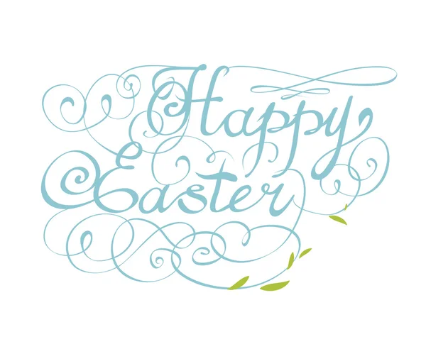 HAPPY EASTER hand lettering — Stock Vector