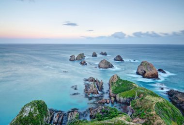 Nugget Point New Zealand clipart
