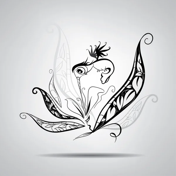 Patrón con ilustración de colibríes — Vector de stock