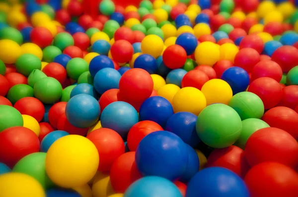 Pool with colorful balls — Stock Photo, Image