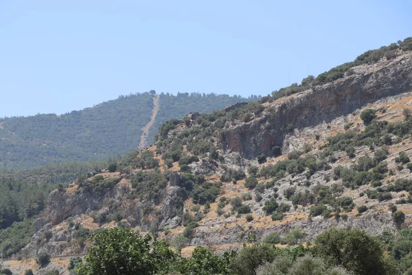 Bergssluttningar Närheten Den Antika Staden Efesos Turkiet — Stockfoto