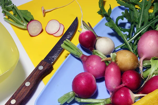 Rettich für Salat — Stockfoto