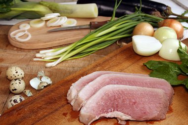 Doğal organik ev yapımı sebze yemek için