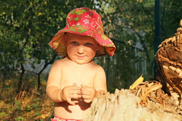 Uśmiechający się małego dziecka — Zdjęcie stockowe