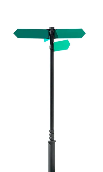 Wegweiser mit den Namen der Länder, 3D-Rendering, isoliert auf weiss