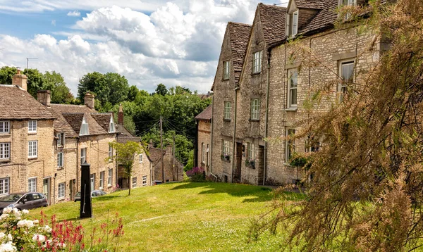 Veduta Degli Edifici Tipici Della Cotswold Market Town Tetbury Gloucestershire — Foto Stock