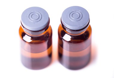 medications on a white background