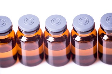 medications on a white background