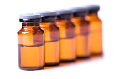 medications on a white background