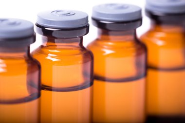 medications on a white background