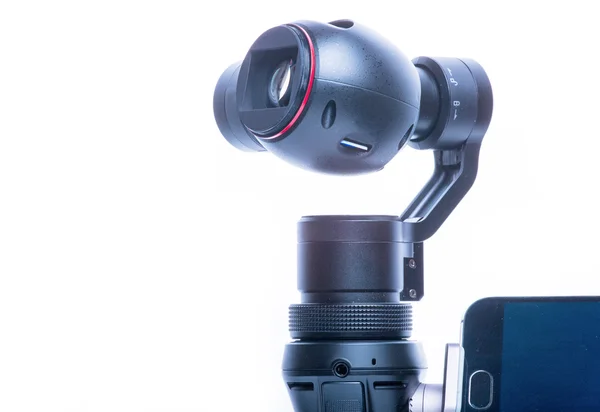 Nova geração de câmeras com estabilizador eletrônico incorporado — Fotografia de Stock
