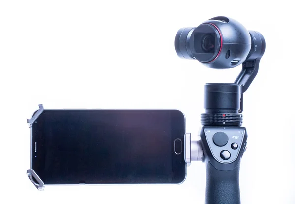 Nuova generazione di telecamere con stabilizzatore elettronico incorporato — Foto Stock