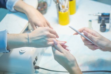 Manikür spa salonda oluşturma