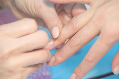 Manikür spa salonda oluşturma