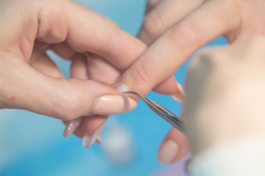 Manikür spa salonda oluşturma