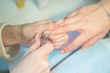 Manikür spa salonda oluşturma