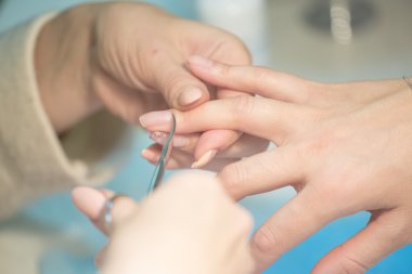 Manikür spa salonda oluşturma