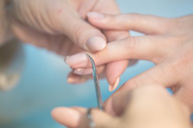 Manikür spa salonda oluşturma