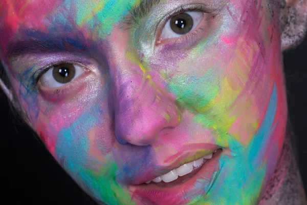 Ragazze colore arte make-up — Foto Stock