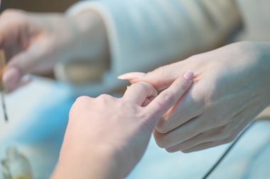 Gerçek bir manikür oluşturma Fotoğraflar 