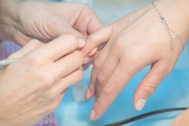 Gerçek bir manikür oluşturma Fotoğraflar 