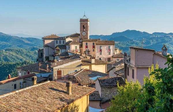 Hermoso Pueblo Canterano Provincia Roma Lazio Italia —  Fotos de Stock