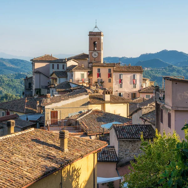 Hermoso Pueblo Canterano Provincia Roma Lazio Italia —  Fotos de Stock