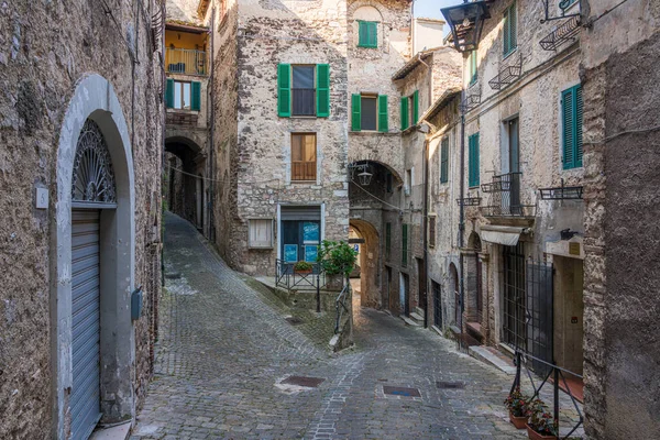 Stroncone Gyönyörű Középkori Faluja Terni Tartomány Umbria Olaszország — Stock Fotó
