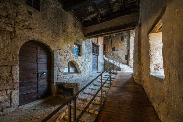 Krásná Středověká Vesnice Stroncone Provincie Terni Umbrie Itálie — Stock fotografie