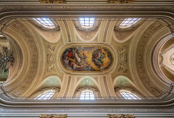 Внутрішній Вигляд Chiesa Delle Santissime Stimmate San Francesco Рим Італія — стокове фото