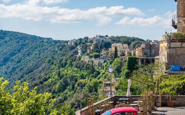 Scenic Sight Castel Gandolfo Albano Lake Province Rome Lazio Central — Stock Photo, Image