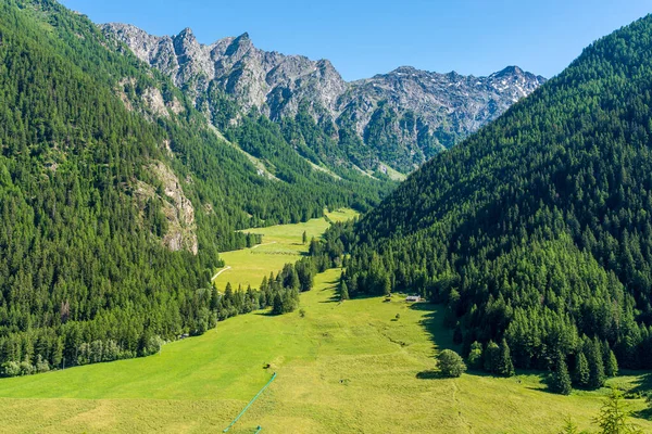 Paysage Idyllique Dans Vallée Grand Saint Bernard Vallée Aoste Italie — Photo