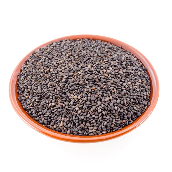 Sesame seeds isolated on white background — Stock Photo, Image