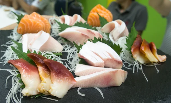 Japon yemekleri sashimi parti ayarla — Stok fotoğraf