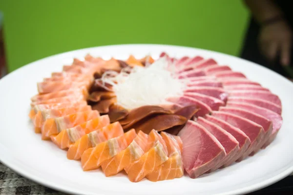 Japon yemekleri sashimi seti — Stok fotoğraf