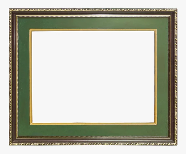 Green wooden frame — Stock Photo, Image